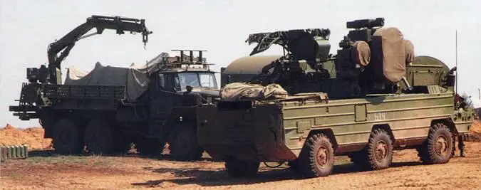 ТЗМ и боевая машина ЗРК ОсаАКМ Боевая машина ЗПРК Тунгуска Фото - фото 26
