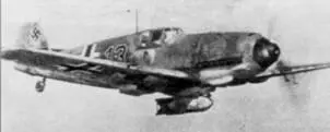 Самолеты Bf 109 в варианте истребителябомбардировщика также активно - фото 54