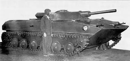 Полноразмерный макет БМД Объект 915 первый вариант 1964 г Продольный - фото 41