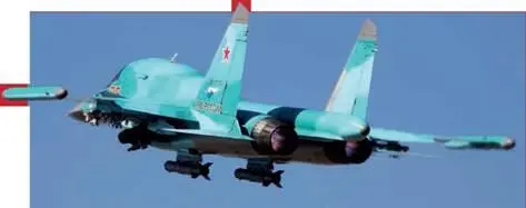 Су34 вооруженный корректируемыми бомбами КАБ500Кр уходит на задание - фото 34