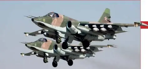 Стартуют Су25СМ вооруженные штурмовыми авиабомбами ФАБ500ШЛ Бомбовый удар - фото 37