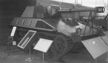 Опытный истребитель танков Hotchkiss с 90мм пушкой Ангар поражает - фото 113