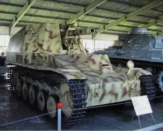 Самоходная установка Веспе в военноисторическом Музее БТВТ в Кубинке фото - фото 49