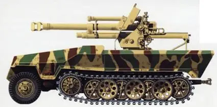 Опытная самоходная установка 105 см 1еFH18401 Sf auf 3t Zgkw Опытная - фото 50