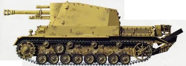Опытная самоходная установка 105 см leFH18402 Sf auf Geshutzwagen IIIIV - фото 52