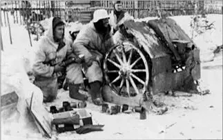 Немецкая легкая пехотная пушка leIG 18 Осколочное действие гранаты - фото 94