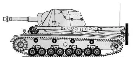 Опытная самоходная установка 105 cm leFH 186 Sf auf Geshutzwagen IIIIV - фото 113