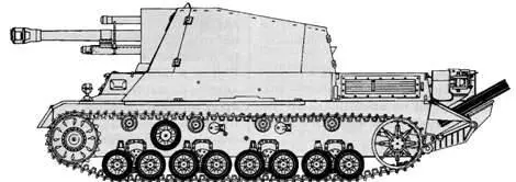 Опытная самоходная установка 105 cm leFH18402 Sf auf Geshutzwagen - фото 114