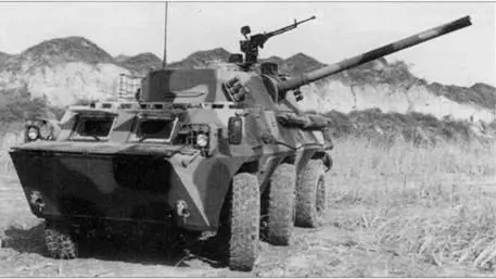САО на шасси колесного БТР Тип 92 с башенной установкой 120мм - фото 47
