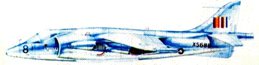 Harrier GRl пилота Air Cdr Петера Вильямсона командира базы в Уитеринге Nol - фото 92