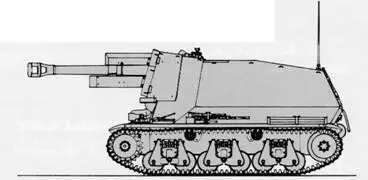 Самоходная установка 105 cm leFH184 Sf auf Geshutzwagen 38Hf - фото 159