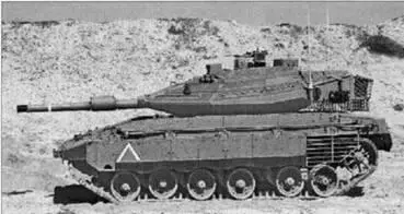 Танки Меркава Mk1 и М60А1 на исходных позициях 1982 г - фото 157