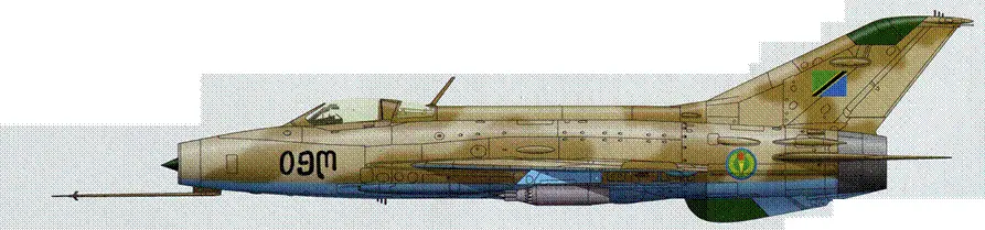 F7A из состава ВВС Танзании вторая половина 70х годов XX века F7B из - фото 100