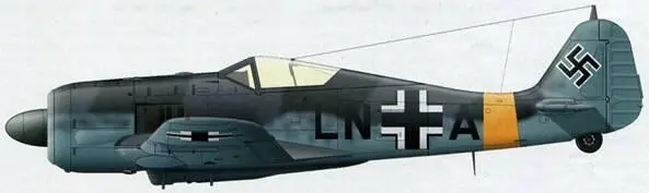 FW190A5 лейтенанта Вальтера Шульце из состава 5SchlGl который был сбит 26 - фото 97