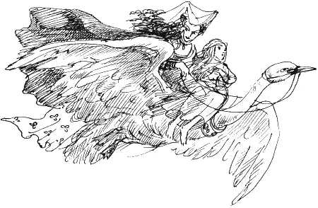 Королева Демонта летела на серебряном лебеде над верхушками вековых деревьев - фото 19