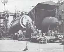 Строительство ПЛАРБ SSBN 619 Эндрю Джексон на судоверфи Mare Island Shipyard - фото 86