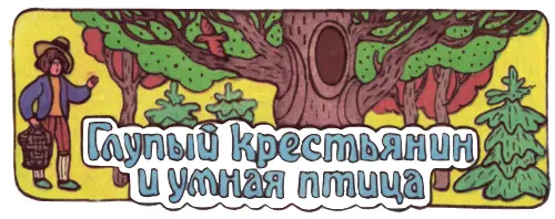 Старый глуповатый крестьянин поймал в силки удивительно красивую птицу и с - фото 22