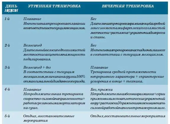 Обратите внимание что тренировки скоростносиловой направленности в 4й день - фото 171