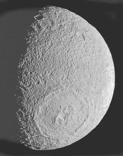 Рис 57 Тефия с кратером Одиссей По всей видимости процентное содержание - фото 30
