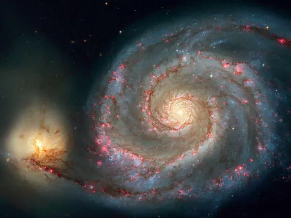 Рис 3 Спиральная галактика М51 Водоворот взаимодействующая с неправильной - фото 63