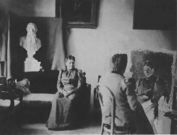Софья Андреевна позирует художнице Юлии Игумновой Ясная Поляна 1899 г - фото 32