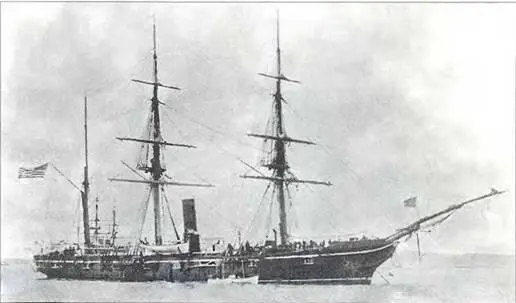 Парусновинтовой шлюп Энтерпрайз 1880е гг Данная фотография была - фото 96