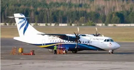 Первый из четырех новых ATR42500 полученных в мае этого года с завода в - фото 64