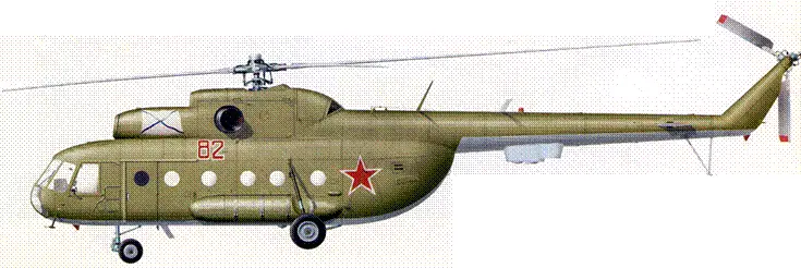 Ми8Т 82 красный Противолодочный вертолет Ми4М 18 желтый с РЛС - фото 93