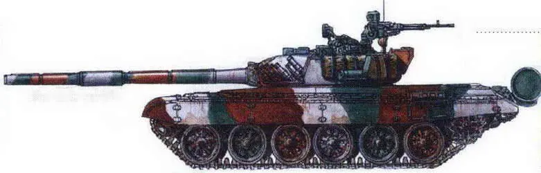 Основной танк T72A Основной танк Т72М Основной танк Т72М1 - фото 43
