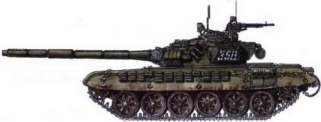 Основной танк Т72М1 Основной танк Т72АВ Основной танк Т72Б - фото 45