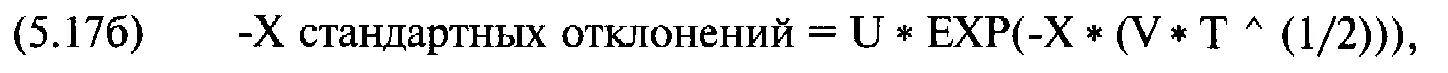 где U текущая цена базового инструмента V годовая волатильность базового - фото 154