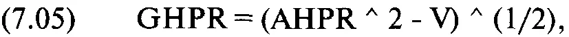 где GHPR геометрическое среднее HPR AHPR арифметическое среднее HPR V - фото 218