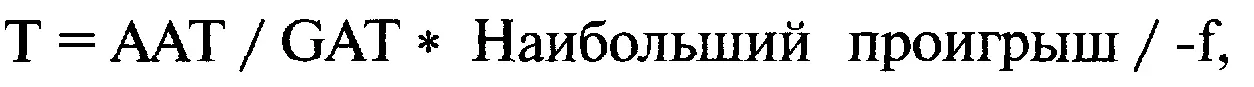 где Т порог геометрической торговли ААТ средняя арифметическая сделка GAT - фото 65
