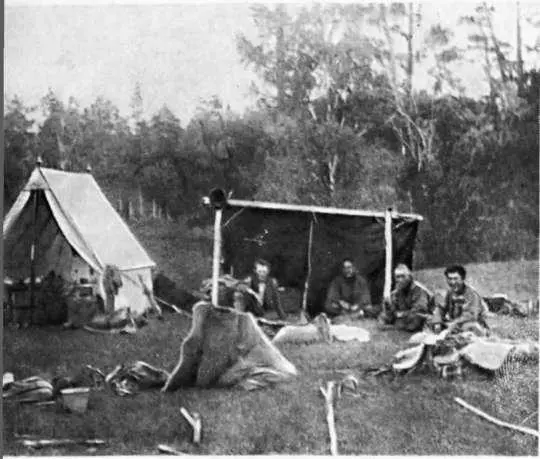 Ночлег Обручева на реке Хилок в 1896 году западное Забайкалье Выезд - фото 44