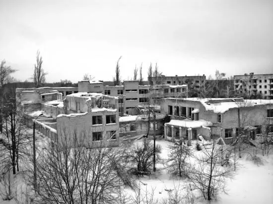 Современный вид поселка Полесское Одно из зданий поселка Полесское - фото 25