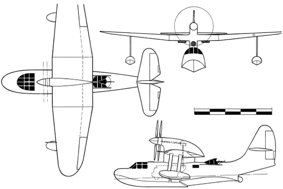 Проект самолета КОР3 с двигателем М107 В 1943 г совершенствование КОР2 - фото 117