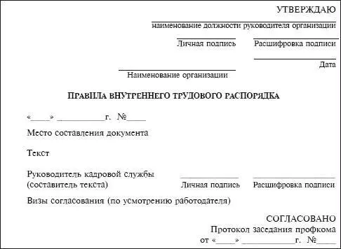 Правила внутреннего трудового распорядка являются обязательным - фото 146