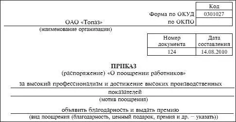Система поощрений и награждений работника принятая у конкретного работодателя - фото 165