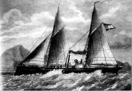 Канонерская лодка Пилар гравюра 1880х гг С февраля 1896 г по октябрь - фото 33