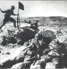 Расчет пулемета Максим на позиции Постановочный кадр периода боев на р - фото 4