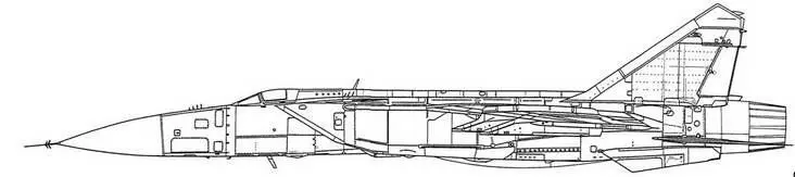 МиГ25 с двигателями Д30Ф МиГ25ПД 1981 МиГ25ПДС 1980 - фото 130