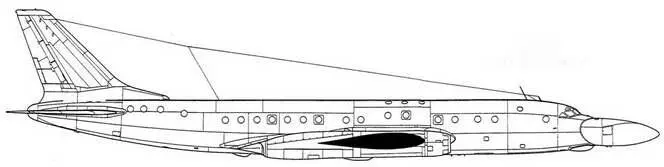 Ту104Ш2 Вид справа Крыло условно не показано Ту104Ш2 Вид спереди - фото 142