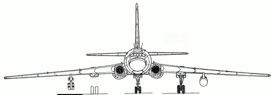 Ту104Ш2 Вид спереди Ту104Ш2 Вид сзади Ту104Ш2 Вид справа - фото 143