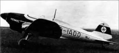 Первый экземпляр истребителя Хейнкеля Не112 V1 1935 год Второй и третий - фото 39