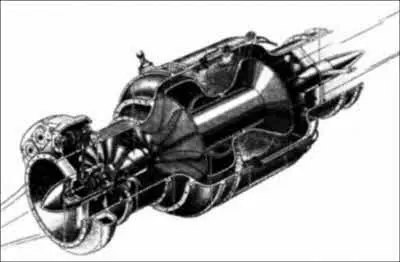 Реактивный двигатель Хейнкеля HeS8A для истребителя 1939 год Расчетная - фото 67
