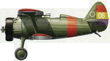 И15 командира 1й эскадрильи чатос капитана Евгения Степанова Аэродром - фото 68