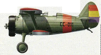 И15 из состава 4й эскадрильи чатос принадлежавший лейтенанту Ромуло Негрин - фото 69