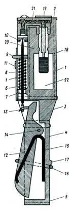 Ручная граната обр 191430 г 1 корпус 2 дно корпуса 3 горловина 4 - фото 49