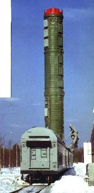 Железнодорожный ракетный комплекс РТ23 УТТХ РС22 СССР 1980 гг - фото 43