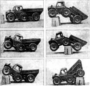 Автомобиль Metrak преодолевает вертикальное препятствие Двухзвенный 4x4 - фото 40